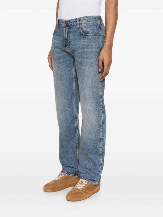 26SS 엠포리오 아르마니 스트레이트 팬츠 EM000763AF23602MB002 Blue - EMPORIO ARMANI