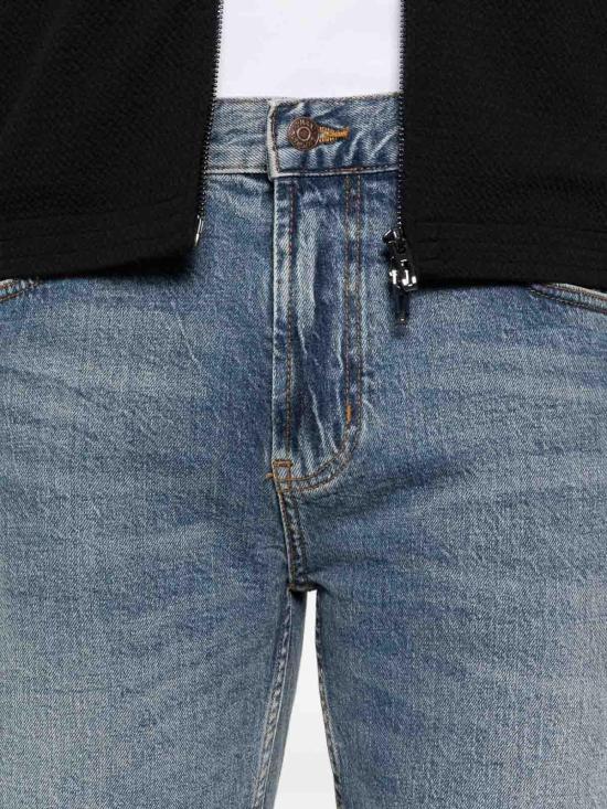 26SS 엠포리오 아르마니 스트레이트 팬츠 EM000763AF23602MB002 Blue - EMPORIO ARMANI