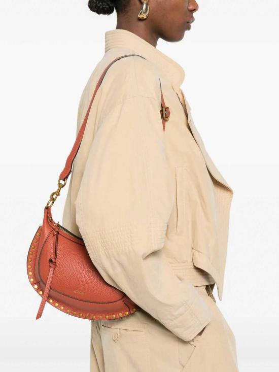 26SS 이자벨마랑 크로스백 PP0003FAD1C04M11BR Dark Red - ISABEL MARANT