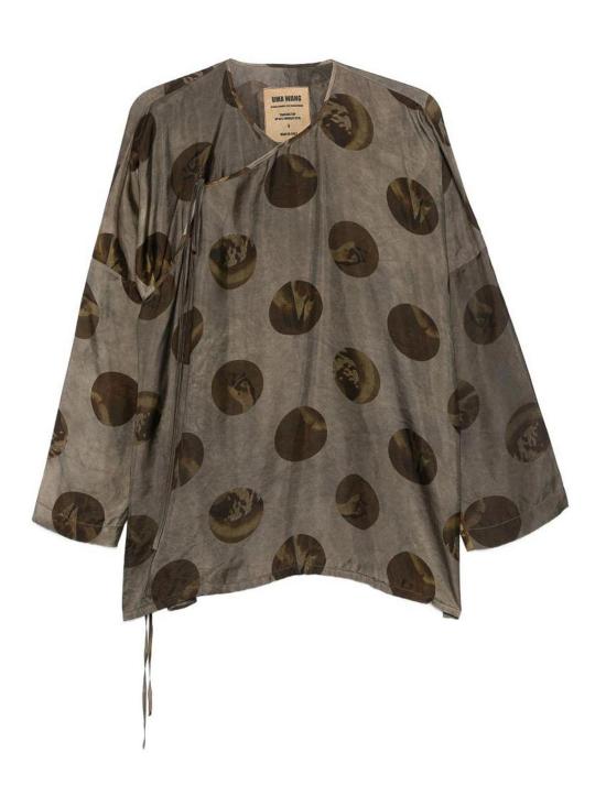 26SS 우마 왕 민소매 티셔츠 UP1012UW086 Grey