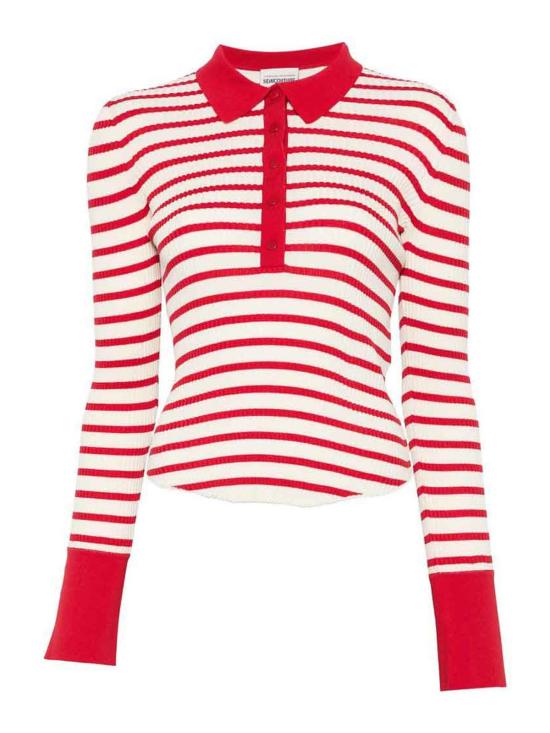 26SS 세미쿠튀르 폴로 티셔츠 Y6SD12RG108 Red