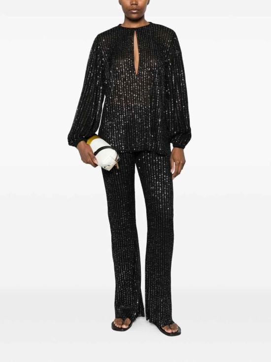 26SS 미소니 플레어 팬츠 DS26SI08BK01GHS91RX Black - MISSONI