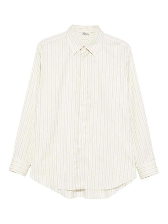 26SS 오라리 셔츠 A26SS01CSIVORYSTRIPE White