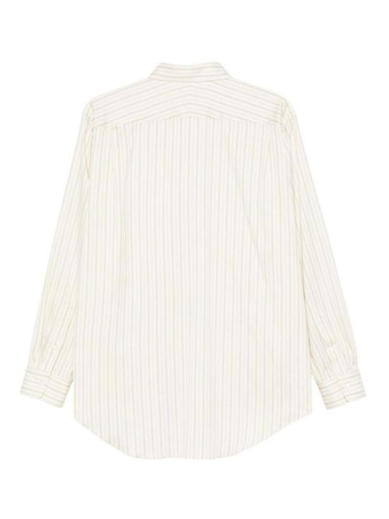 26SS 오라리 셔츠 A26SS01CSIVORYSTRIPE White - AURALEE