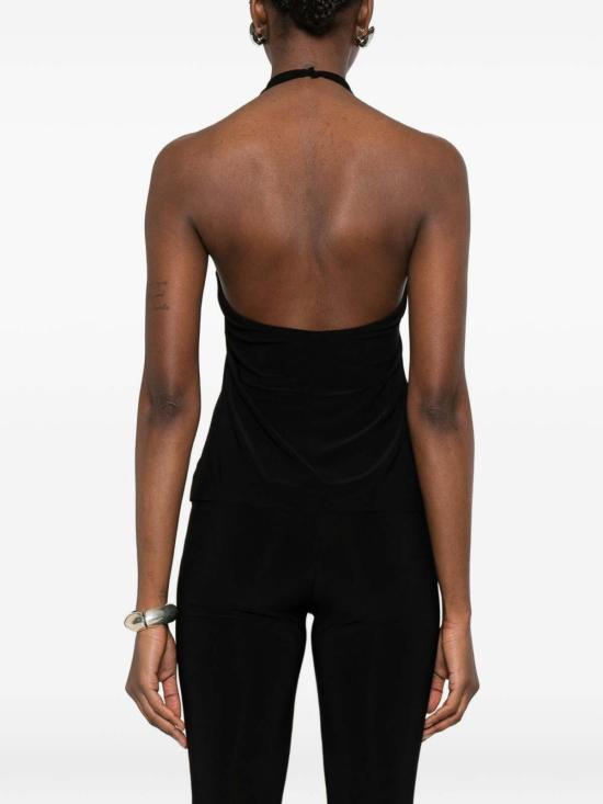 26SS 노마카말리 민소매 티셔츠 KK4256PL196001 Black - NORMA KAMALI