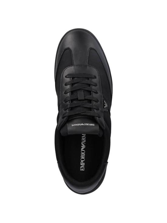 26SS 엠포리오 아르마니 스니커즈 EM003062AF18210UC001 Black - EMPORIO ARMANI
