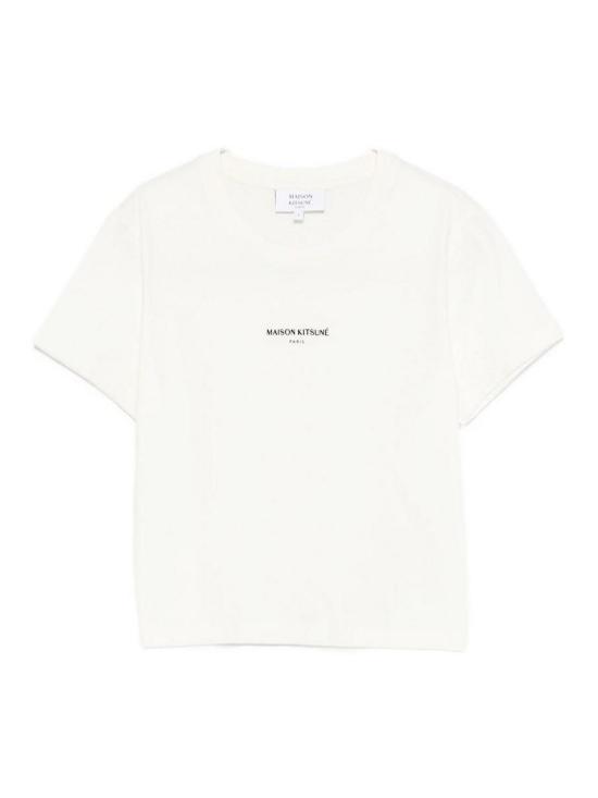 26SS 메종키츠네 반팔 티셔츠 QW00100KJ70260063 Beige