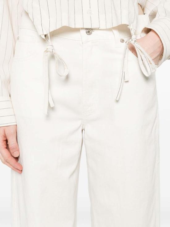 26SS 세븐포올맨카인드 팬츠 7U4N0X10U7LNI White - 7 FOR ALL MANKIND