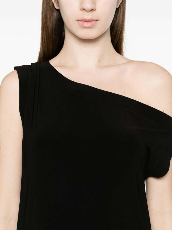 26SS 노마카말리 롱 원피스 KK4253PLT12001 Black - NORMA KAMALI