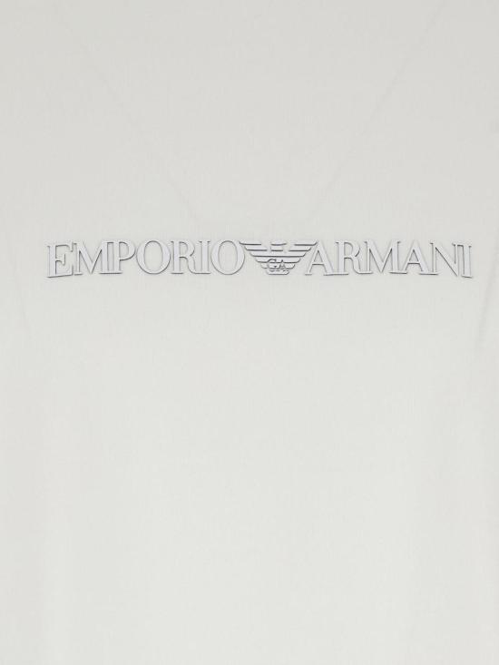 26SS 엠포리오 아르마니 반팔 티셔츠 EM004583AF13669M0307 White - EMPORIO ARMANI