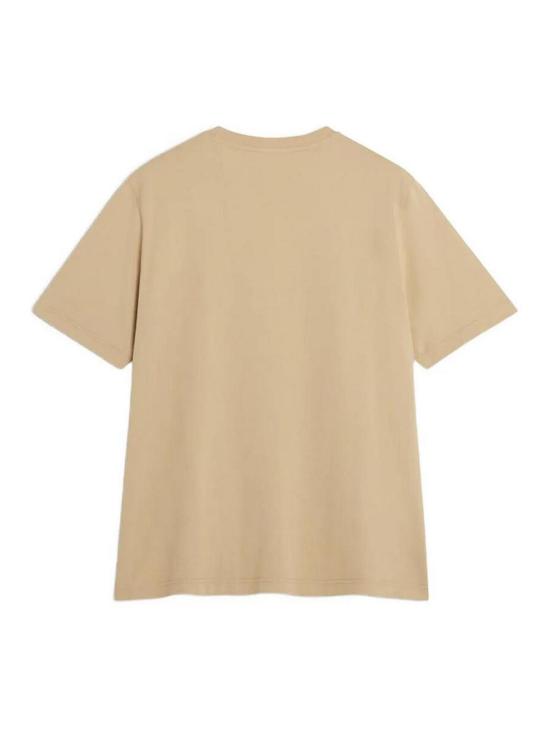 26SS 메종키츠네 드레스드 폭스 컴포트 티셔츠 QM00101KJ70250429 Beige - MAISON KITSUNE