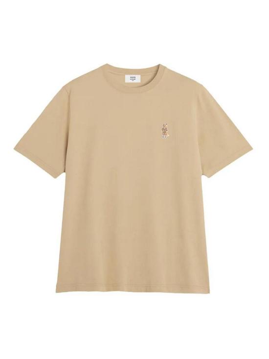 26SS 메종키츠네 드레스드 폭스 컴포트 티셔츠 QM00101KJ70250429 Beige