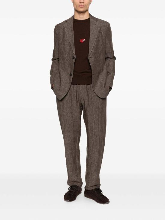 26SS 엠포리오 아르마니 팬츠 EM004672TE10410O6002 Brown - EMPORIO ARMANI