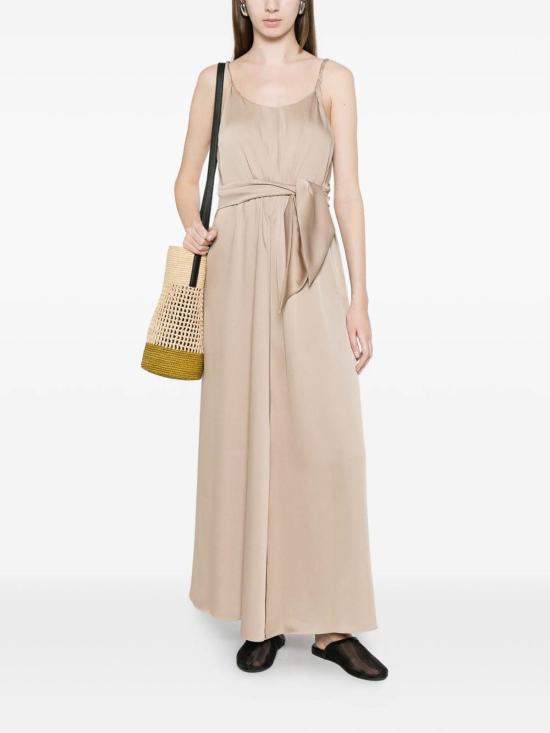 26SS 엠포리오 아르마니 롱 원피스 EW003317AF20495U6155 Beige - EMPORIO ARMANI
