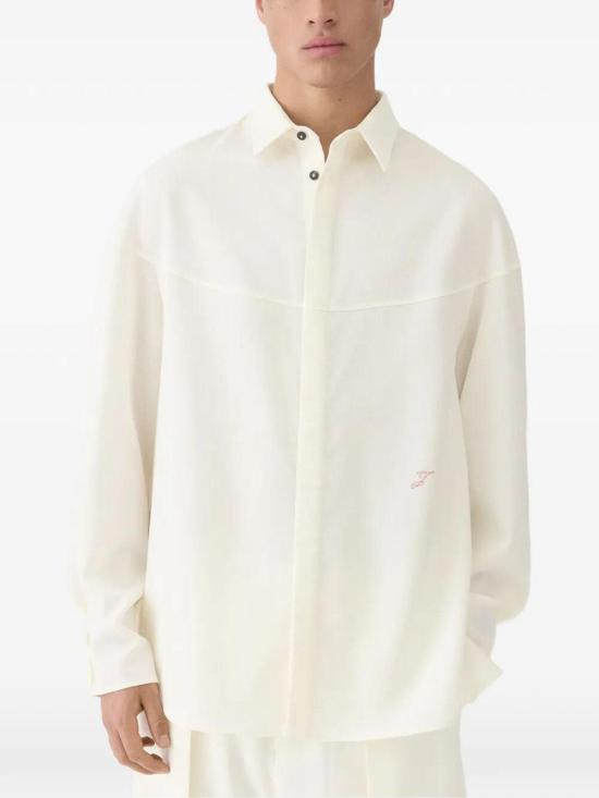 26SS 자크뮈스 셔츠 SHM00588AW00648100 White - JACQUEMUS