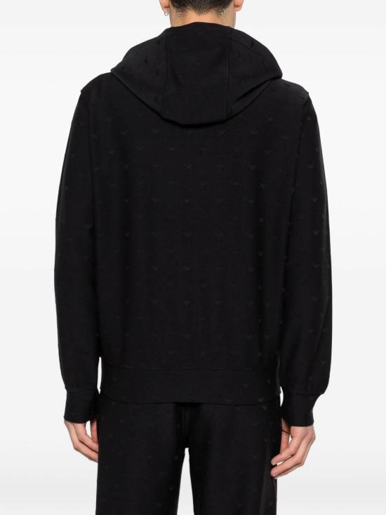 26SS 엠포리오 아르마니 후드 티셔츠 EM004867AF13700FB469 Blue - EMPORIO ARMANI