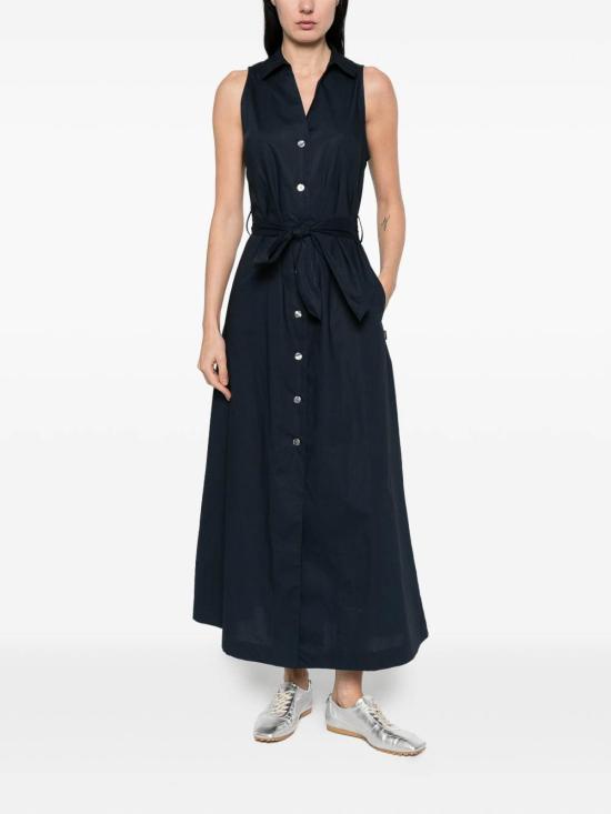 26SS 울리치 미디 원피스 CFWWDR2022FRUT39443989 Blue - WOOLRICH