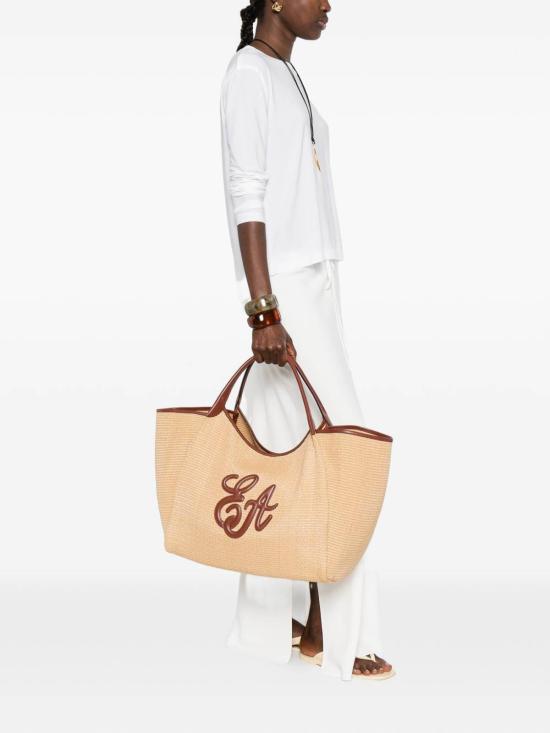 26SS 엠포리오 아르마니 토트백 EW001008AF25819M1334 Brown - EMPORIO ARMANI