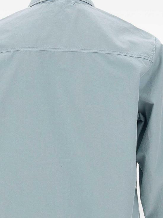 26SS 씨피 컴퍼니 오가닉 개버딘 지퍼 렌즈 오버셔츠 20CMOS705A110143G809 Light Grey - C.P. COMPANY