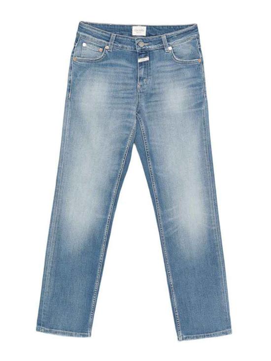 26SS 클로즈드 스트레이트 팬츠 C2135604Q43MBL Blue