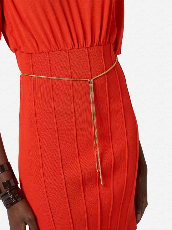 26SS 엘리자베타프랜치 숏팬츠 AM94T62E2H85 Orange - ELISABETTA FRANCHI