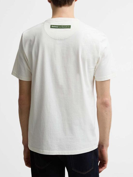 26SS 바버 반팔 티셔츠 MTS1612WH32 White - BARBOUR