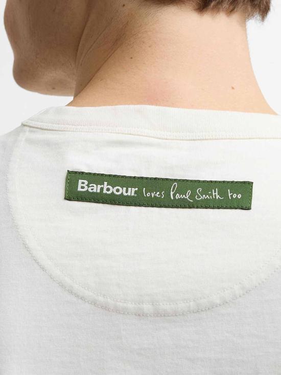 26SS 바버 반팔 티셔츠 MTS1612WH32 White - BARBOUR