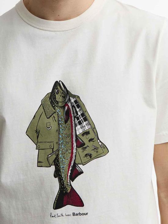 26SS 바버 반팔 티셔츠 MTS1612WH32 White - BARBOUR