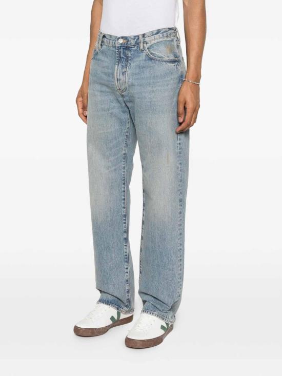 26SS 엠포리오 아르마니 스트레이트 팬츠 EM004775AF25140MB003 Blue - EMPORIO ARMANI