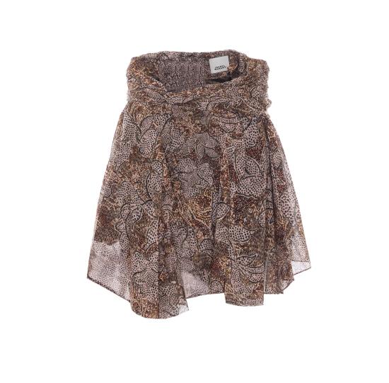 26SS 이자벨마랑 미디 스커트 JU0546FA D2J07I10OE Brown