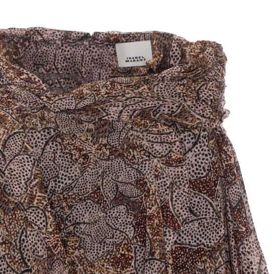 26SS 이자벨마랑 미디 스커트 JU0546FA D2J07I10OE Brown - ISABEL MARANT