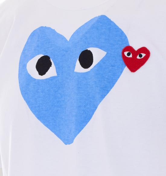 26SS 꼼데가르송 반팔 티셔츠 T106 2 White - COMME DES GARCONS