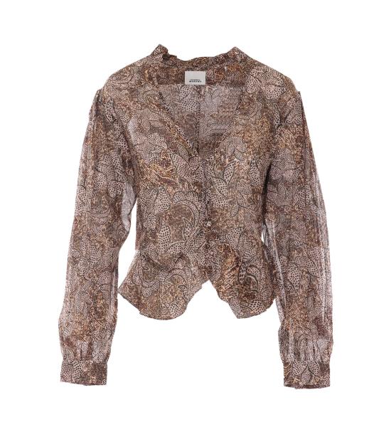 26SS 이자벨마랑 긴팔 티셔츠 HT0868FA D2J07I10OE Brown