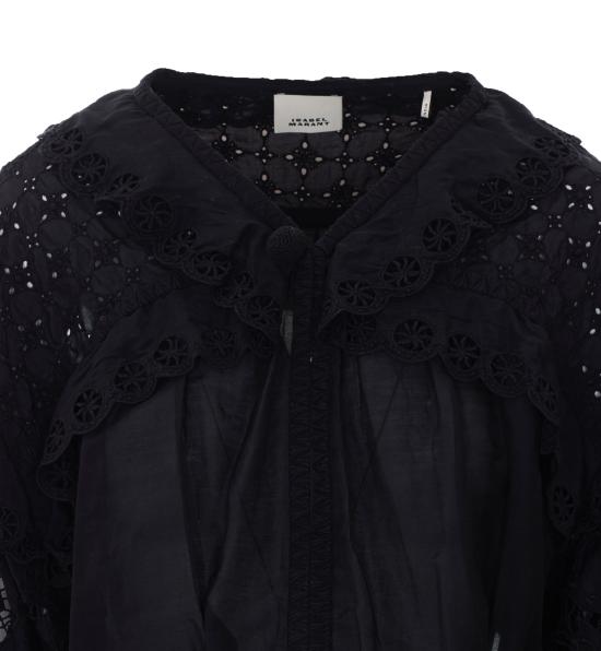 26SS 이자벨마랑 긴팔 티셔츠 HT0886FA D2J17I01BK Black - ISABEL MARANT