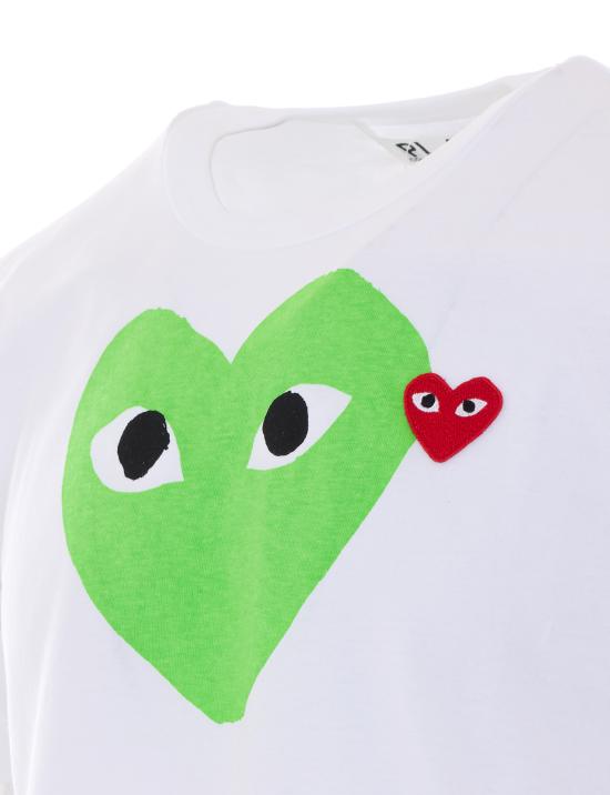 26SS 꼼데가르송 반팔 티셔츠 T106 3 White - COMME DES GARCONS