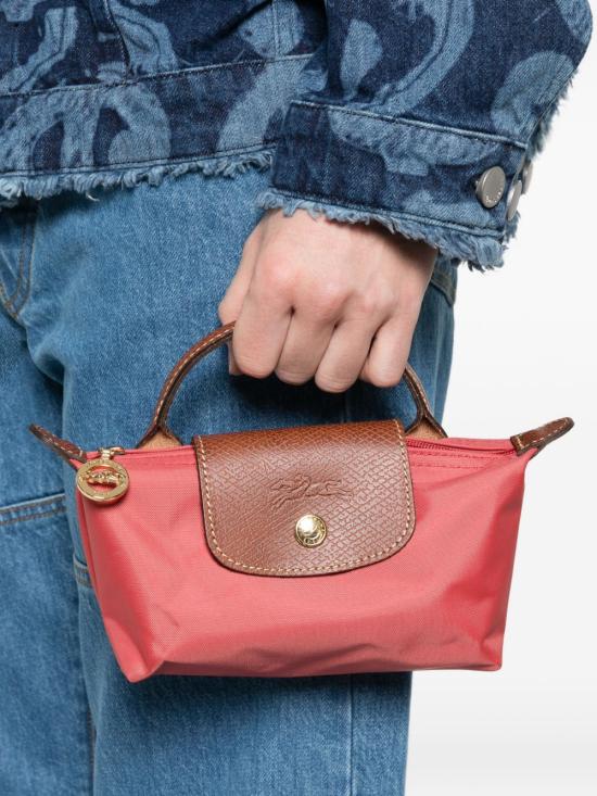 26FW 롱샴 르 플리아쥬 오리지널 핸들 파우치 34175089 218 Red - LONGCHAMP