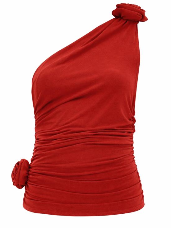 26SS 마그다뷰트림 탑 164525 RED