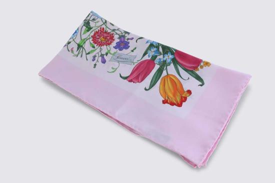  구찌 머플러/스카프 실크 스퀘어 스카프