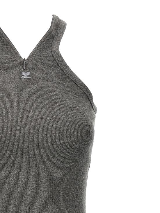  쿠레쥬 숏 원피스 쿠레주 크리스 크로스 90년대 미니 드레스 - COURREGES