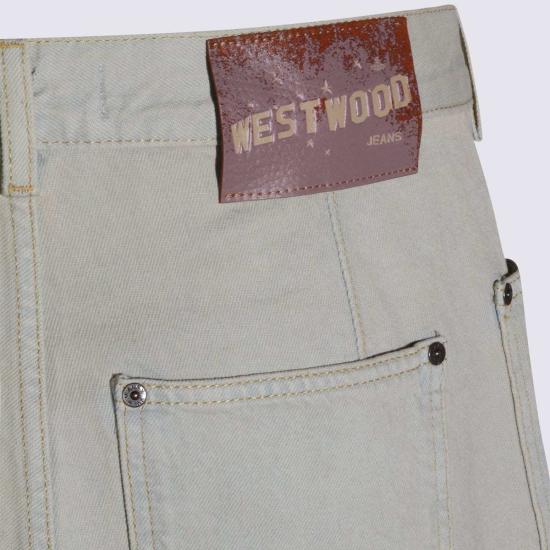  비비안웨스트우드 데님 비비안 웨스트우드 와이드 레그 진 - VIVIENNE WESTWOOD