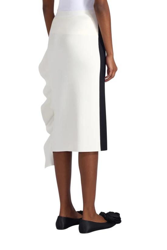 26SS 리비아나 콘티 미디 스커트 F6SA55 Y699A NERO POMICE - LIVIANA CONTI