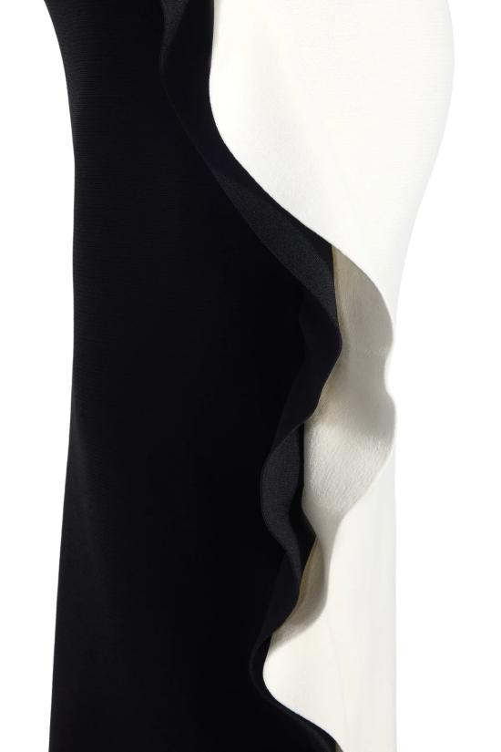 26SS 리비아나 콘티 미디 스커트 F6SA55 Y699A NERO POMICE - LIVIANA CONTI