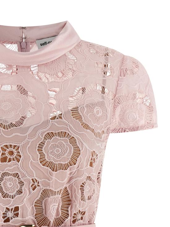  셀프 포트레이트 숏 원피스 플로럴 레이스 미니 드레스 - SELF PORTRAIT