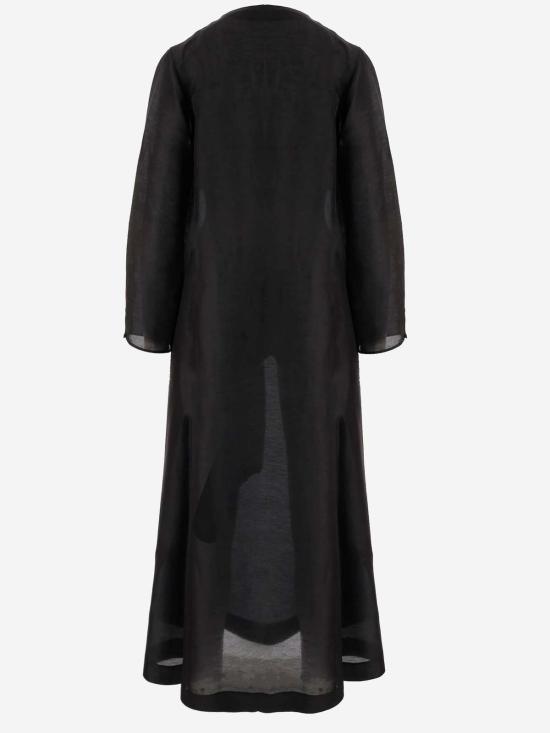  토리버치 원피스 토리 버치 블랙 린넨 드레스 - TORY BURCH