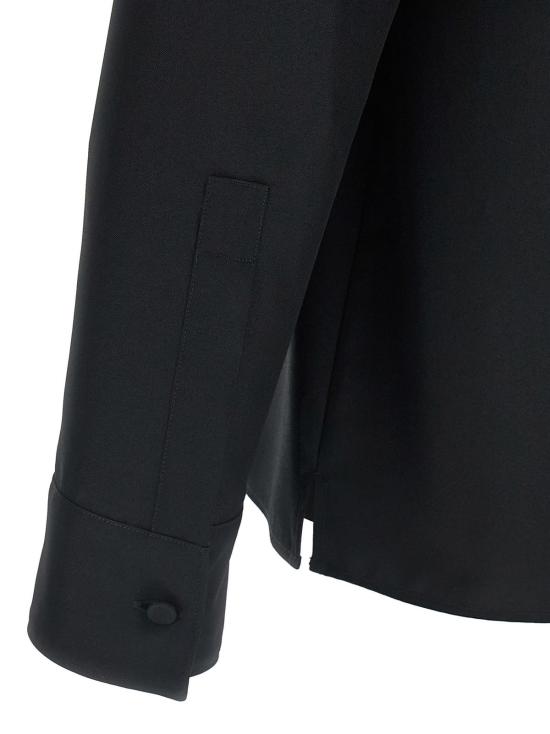  구찌 탑 테크니컬 파나마 셔츠 블랙 - GUCCI