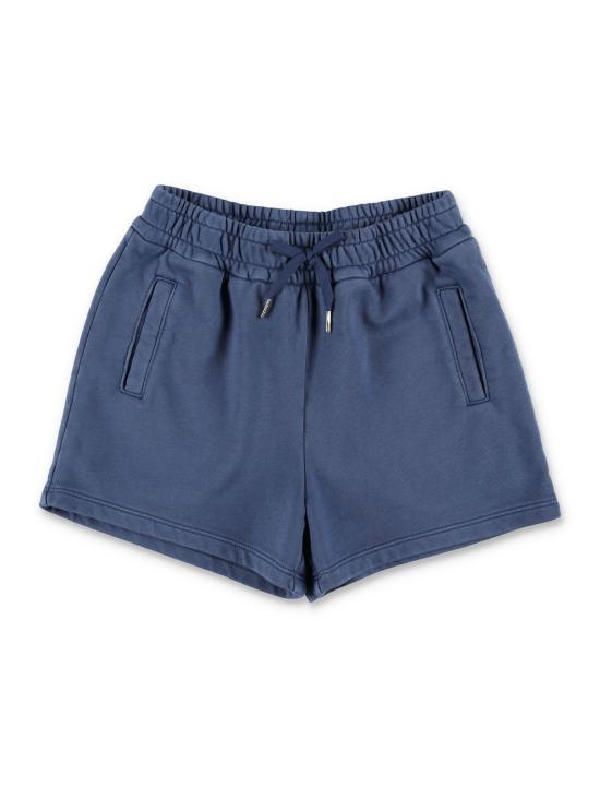  [키즈] 끌로에 쇼츠/버뮤다 여아용 플리스 반바지 (블루)