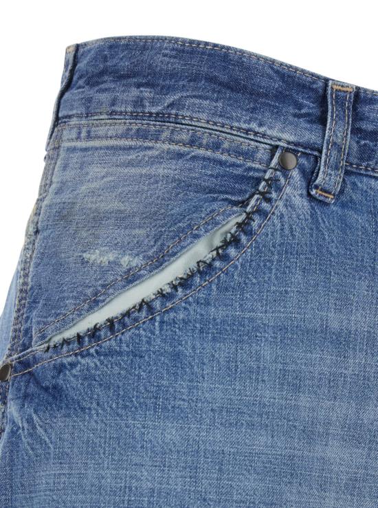  마르지엘라 데님 팬츠 메종  파이브 포켓 코튼 진 블루 - MAISON MARGIELA