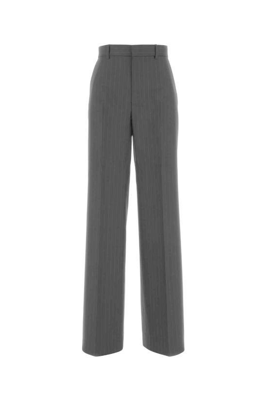  구찌 팬츠 자수 울 자개  블랙