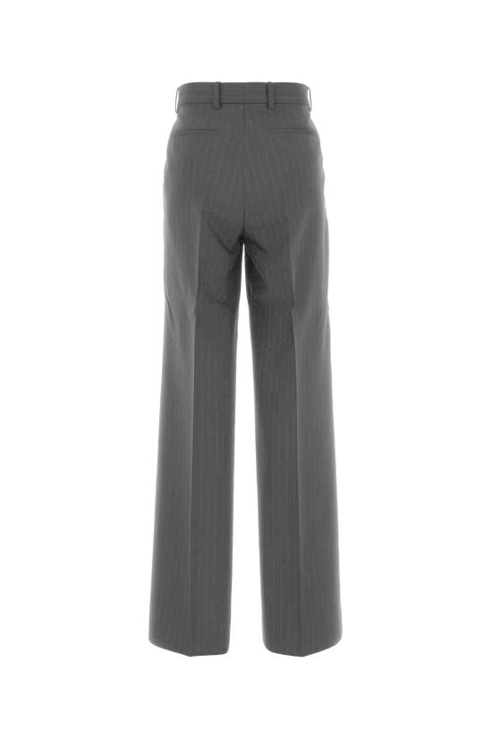  구찌 팬츠 자수 울 자개  블랙 - GUCCI