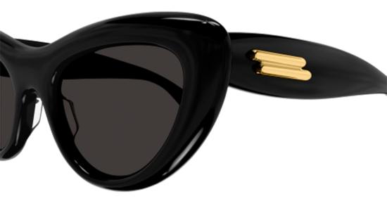  보테가베네타 안경 보테가 베네타 Bv1282 S 001 블랙 선글라스 - BOTTEGA VENETA